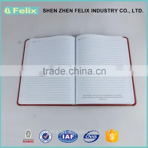 New Design Fashion Low Price Hard Cover Embossing Notebook thumbnail-3