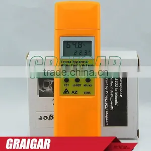 AZ8705 Temperature and Humidity Meter Handheld Portable Dew Point Temperature and Humidity Tester Wet Bulb thumbnail-1