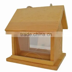 Hot Selling 2015 Year China Suppliers FSC&ISO9001 Unfinished Standing Garden Wooden Bird Feeder With Made in China High Quality thumbnail-3