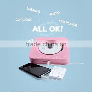 High Quanlity Bluetooth CD Speaker, Wall Hanging CD Player for Christmas Gift thumbnail-3