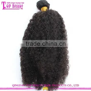 2016 New Products Brazilian Afro Kinky Hair Extensions 100% Unprocessed Afro Kinky Human Hair For Braiding thumbnail-4