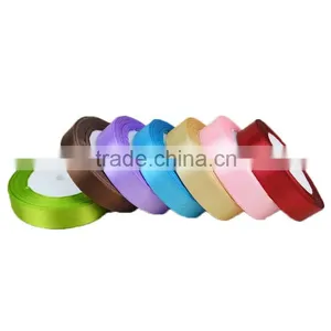 Custom DIY High Grade Outout Satin Embossed Ribbon Flowers Roll Celebrate It Of Color Ribbon for Decorative Hair Gift thumbnail-2