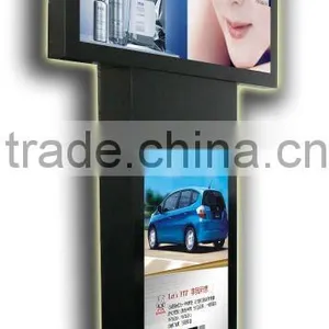 Optional Size Slim up and Down Double Screen Lcd Network Advertising Displayer thumbnail-1