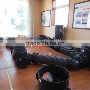 PE Material Large Diameter Corrugated Drainage Pipe for Sewage thumbnail-6