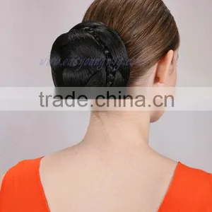 Synthetic Braids Hair Bun, Fake Chignon Hair Piece Wholesale thumbnail-3