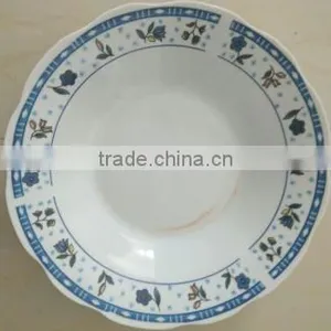 Ceramic Silver Rim Cheap White Deep Plate Dinner Set ,certificates Cheap Ceramic Plate Dishes thumbnail-3