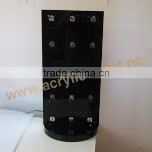 Led Acrylic Knife Display Stand With Rotating Base thumbnail-1