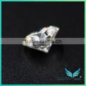 Loose Diamond Moissanite Charles 4h Sic Solitaire 8mm Round Brilliant Cut 2 Carat Moissanite thumbnail-3