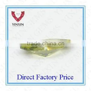 Brilliant Olive Green Cubic Zirconia Marquise 5X2.5mm CZ thumbnail-2