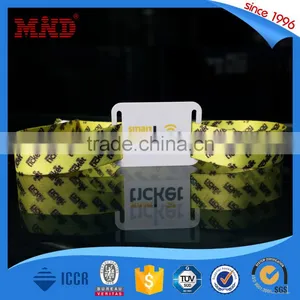 MDWW02 Cheap Customized Festival Fabric Rfid Woven Wristband thumbnail-1