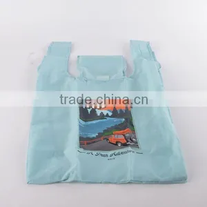 Promotional Folding Polyester Shopping Bag thumbnail-1