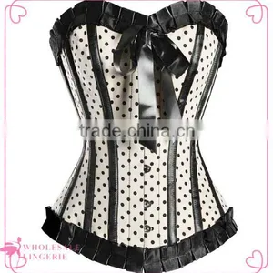 White Corset Tops to Wear Out Cheap Corset for Sale thumbnail-4