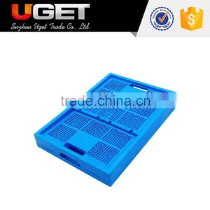 Acid and Alkali Resistance Plastic Foldable Mesh Crate for Supermarket thumbnail-4