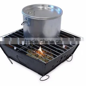 Kawachi Mini PORTABLE FOLDING BARBECUE GRILL thumbnail-1