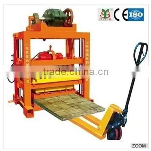 QTJ4-40 Mold Vibration Semi Automatic Concrete Hollow Block Making Machine in Guangzhou thumbnail-5