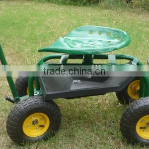 Rolling Garden Seat Cart/Removable Seat Garden Work Seat Cart TC4501E thumbnail-5