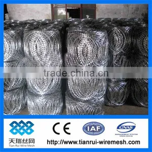 Barbed Wire /stainless Steel Razor Barbed Wire/flat Razor Wire thumbnail-1
