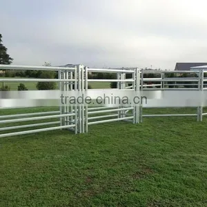 6 Bar /5bar Galvanized Farm Feedlot Panel for Sale thumbnail-1