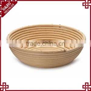 Round Shape Nature Rattan Cane Banneton Bread Basket thumbnail-4