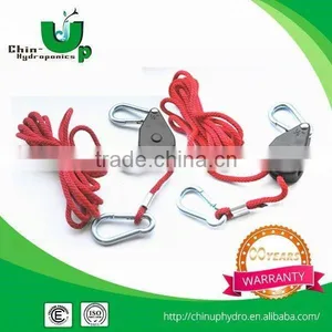 Hydroponic Grow Light 1/8" Rope Hanger/ Heavy Duty Rope Ratchet/ Light Lifter Easy Roller thumbnail-3