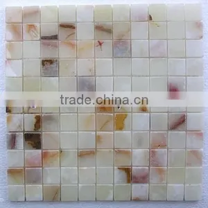 Pure Natural WHITE ONYX MOSAIC TILES COLLECTIONS thumbnail-4