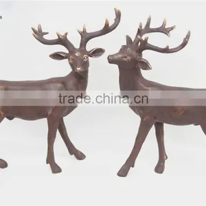 Hot Selling Resin Deer Animal Statue thumbnail-1