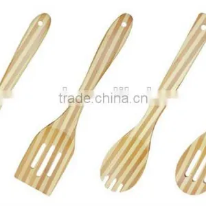 Eco-friendly Long Handle Bamboo Rice Kitchen Spoon thumbnail-2