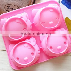 Silicone Kitty Cat Cake Mold thumbnail-4