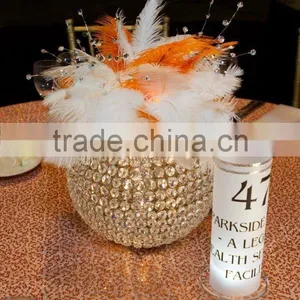 Flower Centerpiece / Wedding Tall Flower Vase /Centerpieces thumbnail-3