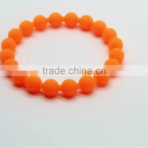 Glow Silicone Bead Bracelet Silicone Bracelet thumbnail-3