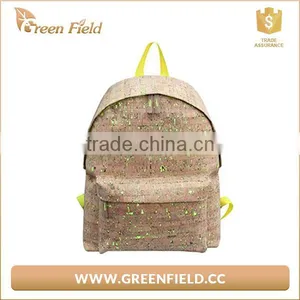New Arrivals Unique Cork Skin Bag Funny School Style Backpacks for Students thumbnail-1