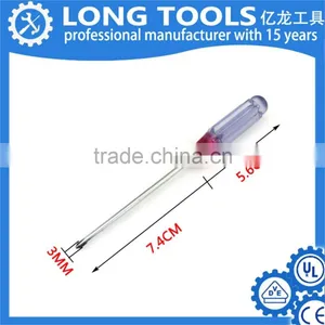 Hot Sale Plastic Handle Carbon Steel Mini Slotted Screwdriver thumbnail-5