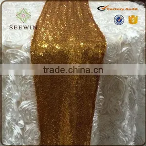 Bright Glittering Sequin Table Runner for Wedding Deco thumbnail-1