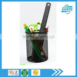 Elegant Metal Mesh Round Pen Holder thumbnail-1