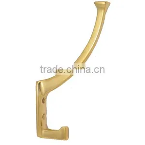 Antique Brass Coat & Hat Hooks thumbnail-1
