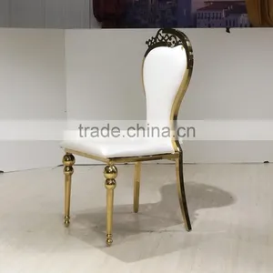 Rose Gold Modern Face Hotel Dining Chair thumbnail-1