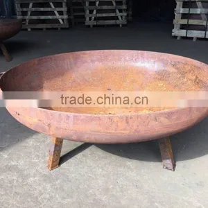 China Hot-selling D100 Patio Steel Rust Fire Pit thumbnail-1