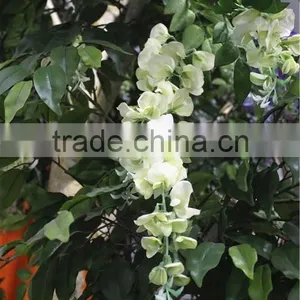 Home Garden Deco 50cm to 400 cm Hight Artificial White Large Chinese Wistaria EDHS1501 1604 thumbnail-5