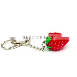 Strawberry Fruit Key Rings Custom thumbnail-1
