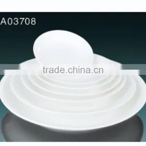 2016 Hot Sale White Porcelain Flat Plate thumbnail-1