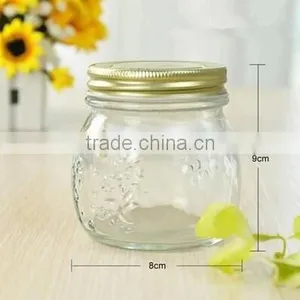 300ML/500ML/1L Bluk Clear Wholesale Glass Jars With Screw Slink Lid for Jam Honey for Kitchenware thumbnail-1