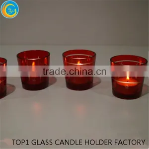Red Votive Candle Holders Bulk With Scented Candles thumbnail-2