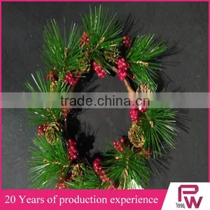 Factory Direct Sales Artificial Flower Candle Rings for Home Decoration thumbnail-3