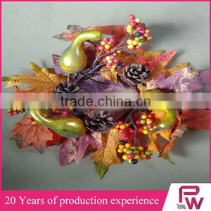 Factory Direct Sales Artificial Flower Candle Rings for Home Decoration thumbnail-1