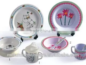 Cute Design Melamine Dinner Plate Melamine Dinner Set for Children thumbnail-1