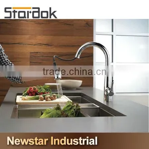 Star.aok Fashion Style Brass Water Saving Kitchen Faucet thumbnail-6