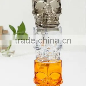 LED RBG Flashing Plastic Acrylic Skull Cup Mug Halloween Party Decorations thumbnail-3