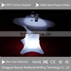 Hot !!! LED Rotating Glass Top Center Coffee Table Design thumbnail-1