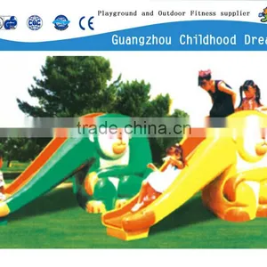 (HD-18805)Outdoor Playground Lovely Monkey Fiberglass Slide thumbnail-1