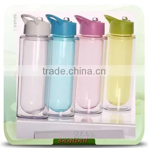 Cup-18 New Design Double Wall Cup With Straw and Lid thumbnail-1
